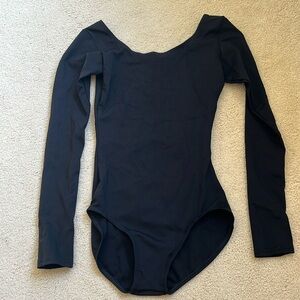 Women's Capezio Long sleeve black leotard size small